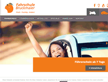 Tablet Screenshot of fahrschulebruckmaier.de